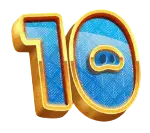 Låg betalande 10 symbol i Break the Piggy Bank slot